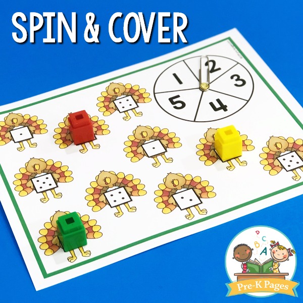 Thanksgiving Spin and Cover Activity