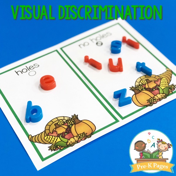 Thanksgiving Visual Discrimination