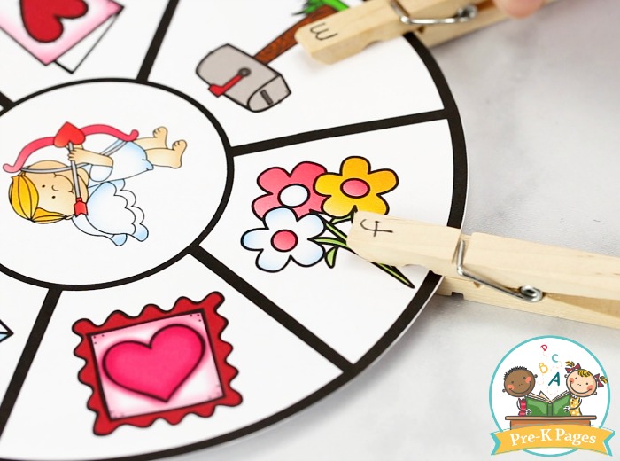 Valentine's Day Beginning Sounds Activity for Pre-K