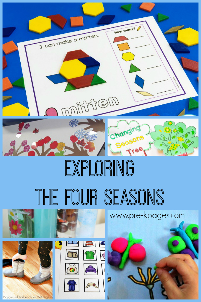 four seasons activities for pre-K