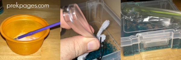 winter glitter snowflake craft tips