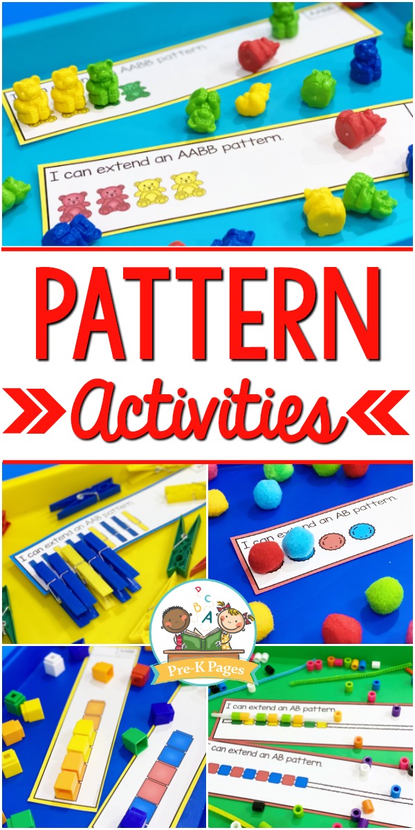 Pattern Activity Mats for Preschool