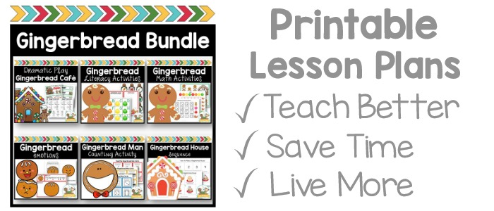 gingerbread Lesson Plans for Preschool and Pre-K