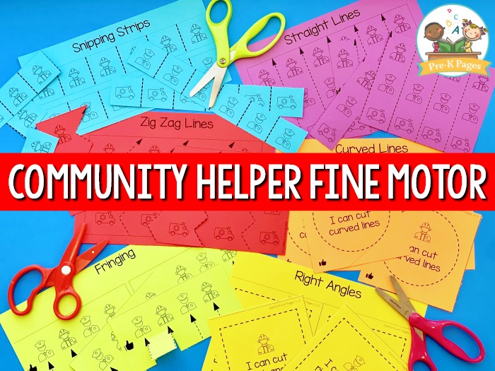Community Helper Fine Motor