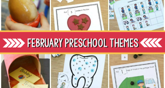 February Preschool Themes curriculum
