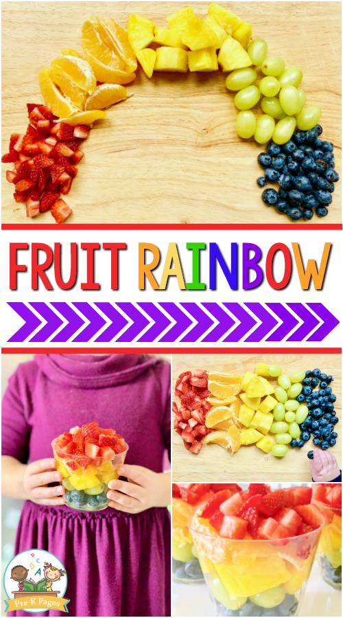 Healthy Fruit Rainbow Snack
