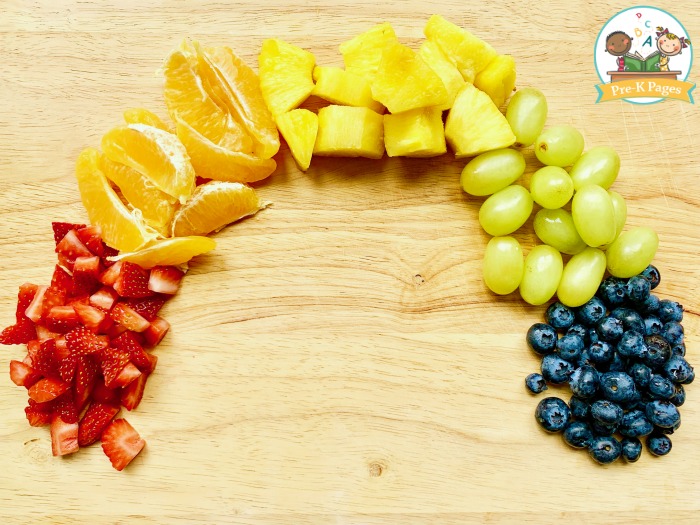 Rainbow Fruit Cup Snack for Preschoolers