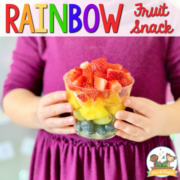 Rainbow Fruit Cup Snack