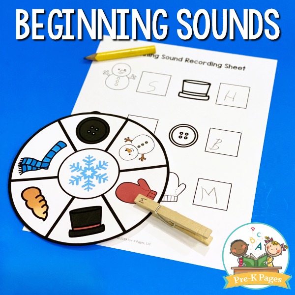 Snowman Beginning Sounds