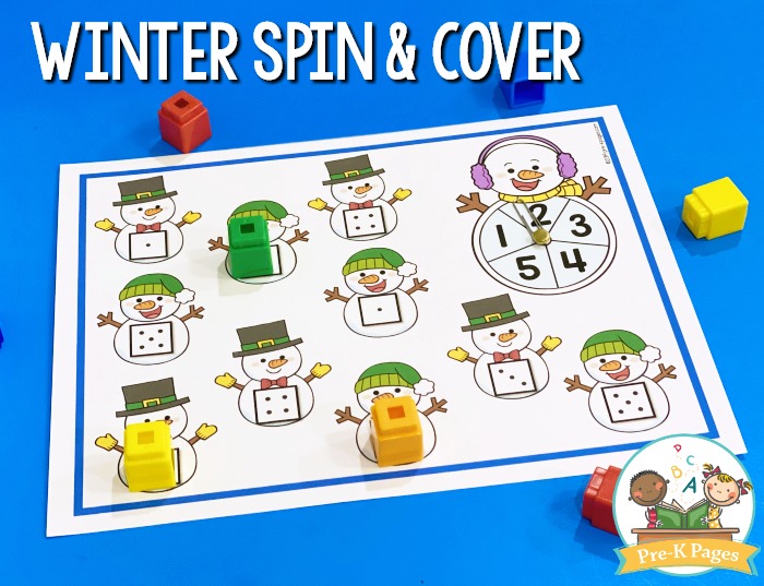 Snowman Spin and Cover Game