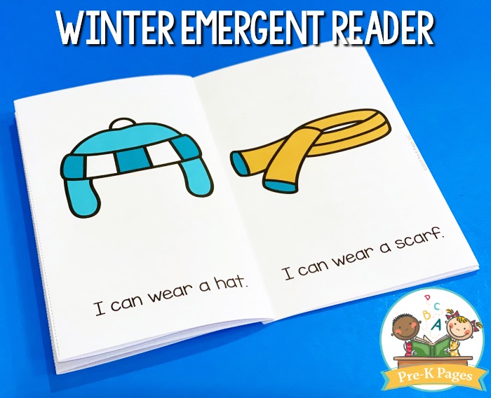 Winter Emergent Reader Printable
