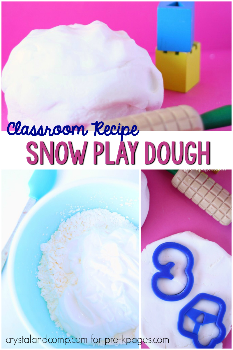Classroom Recipes: White Play Dough