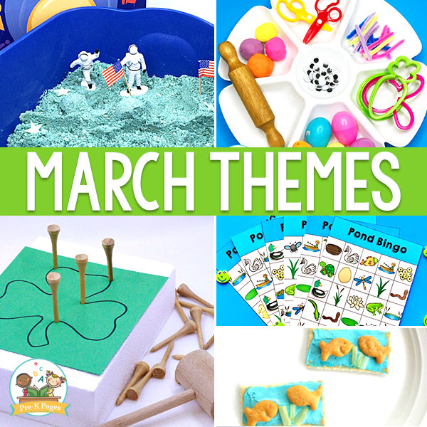 march curriculum theme for preschool