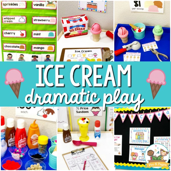 Ice Cream Dramatic Play Center
