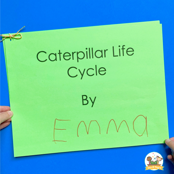 caterpillar butterfly book activity