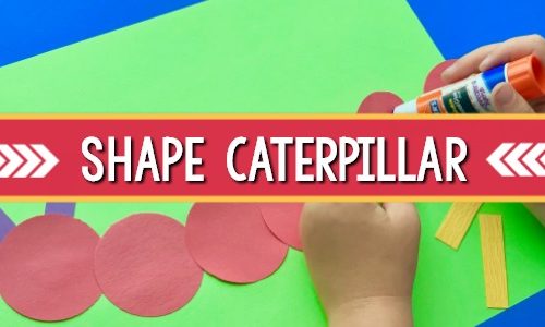 shape caterpillar for preschool