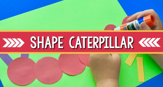 shape caterpillar for preschool
