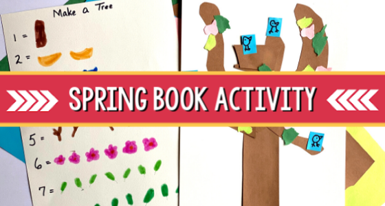 spring book activity preschool