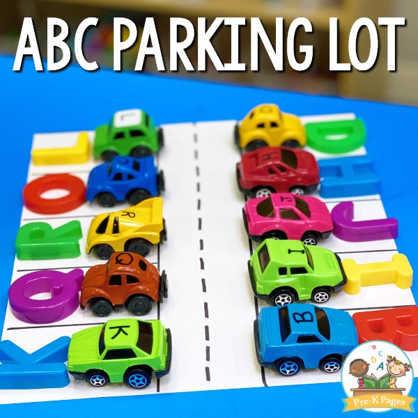 ABC Parking Lot Preschool Letter Activity - Pre-K Pages