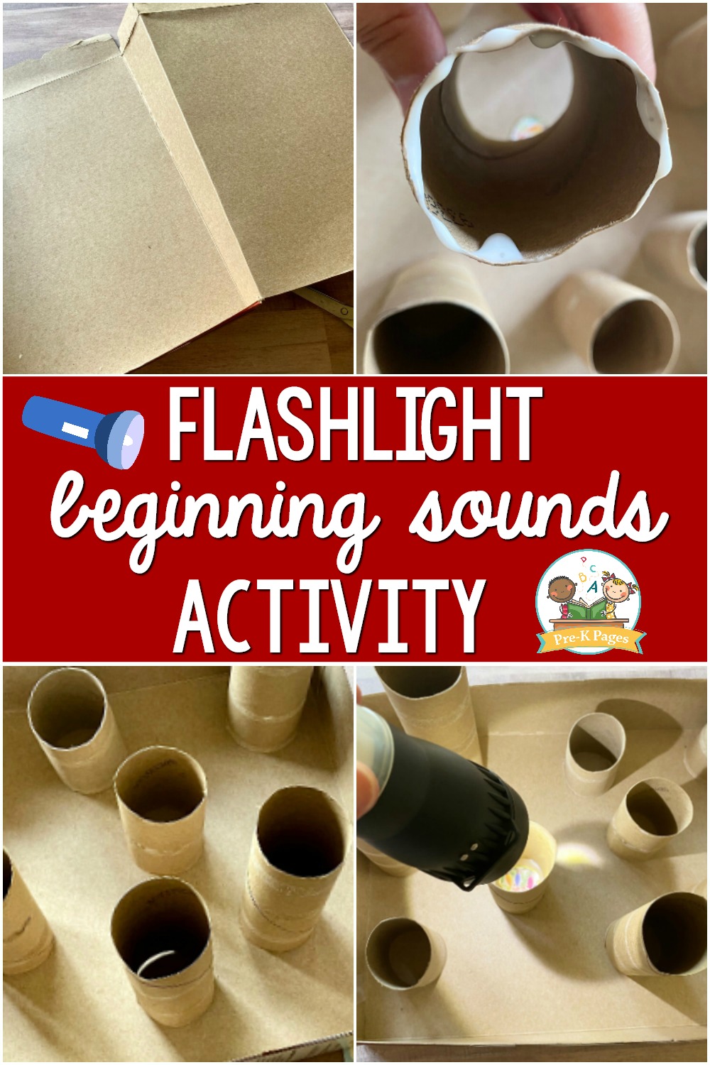 Flashlight activity Beginning Sounds for preschool