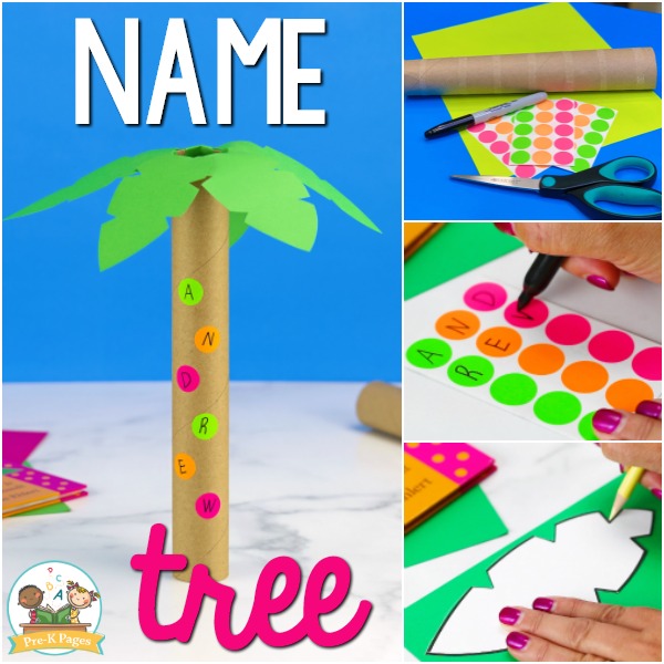 Name Tree Letter Recognition Activity