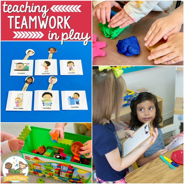 teaching teamwork Pre-K play
