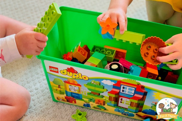 cooperative play blocks preschool