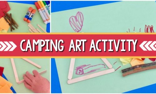 Camping Art Activity