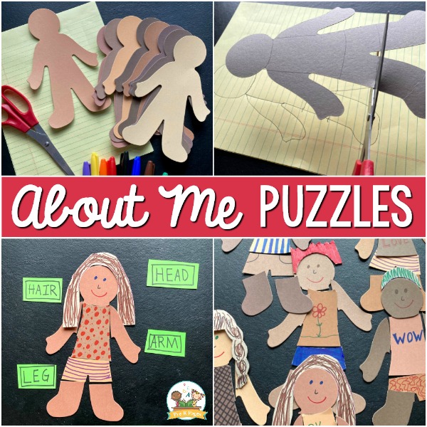 About me puzzles for preschool