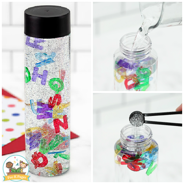 How to Make an Alphabet Sensory Bottle