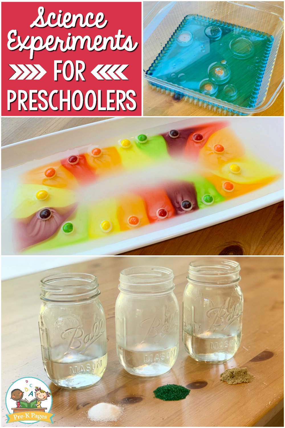 Easy Science Experiments for Class or Home PreK Pages