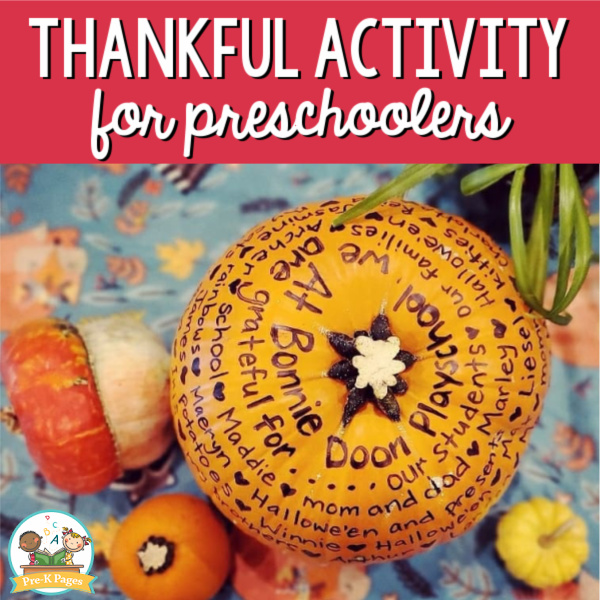 thanksgiving activity for preschool