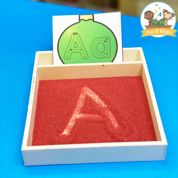 Christmas Alphabet Writing Cards