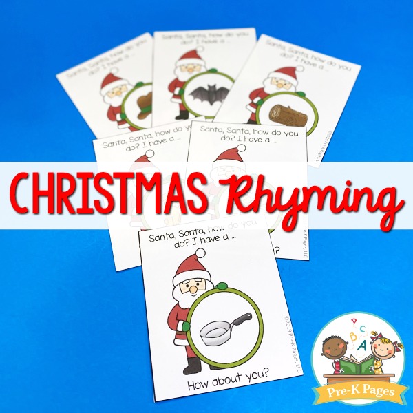 Christmas Rhyming Game