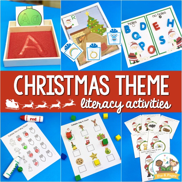 Christmas Theme Literacy Activities