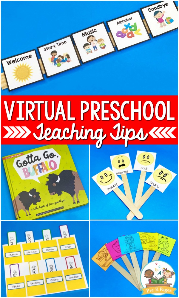 Virtual Preschool Teaching Tips