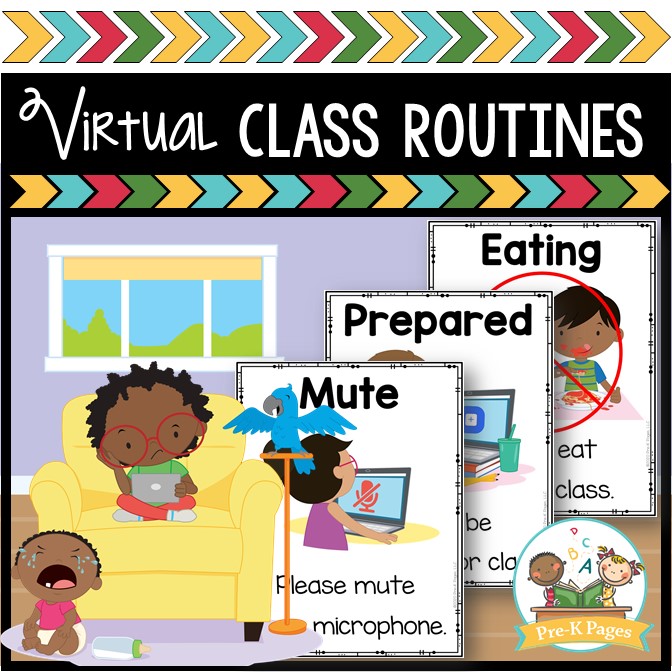 Virtual Preschool Class Rules and Routines