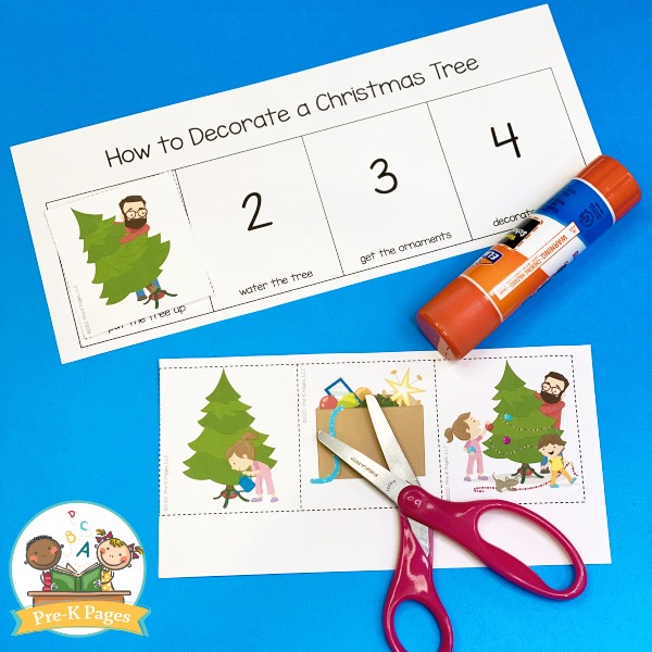Christmas Sequencing Activity