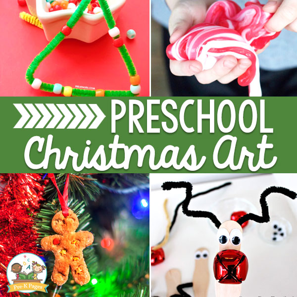 Preschool Christmas Art Ideas