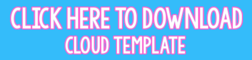 printable cloud template