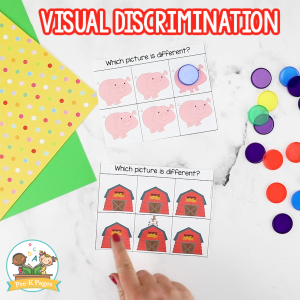 Farm Visual Discrimination Activities