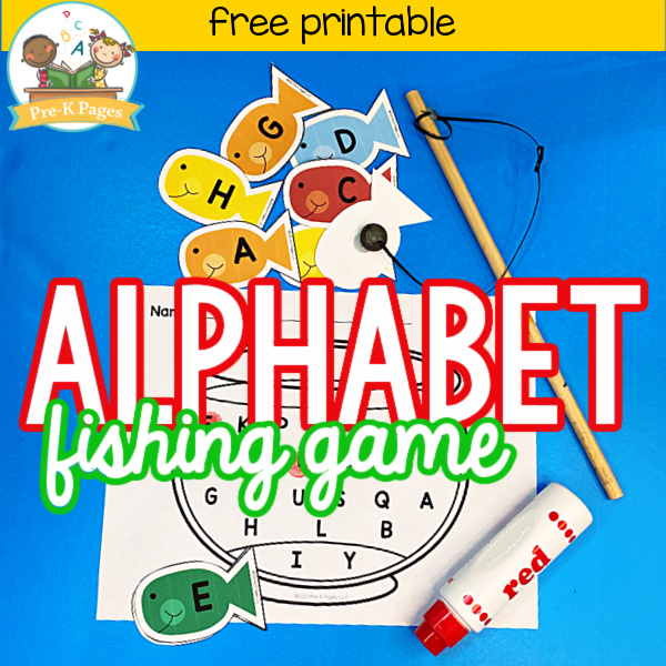 Printable Alphabet Fishing Game