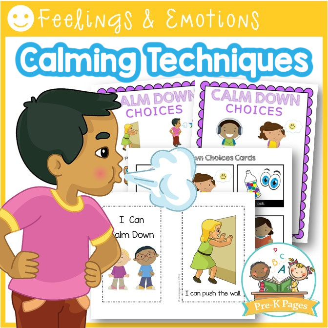 Printable Poster for Helping Children Calm Down 