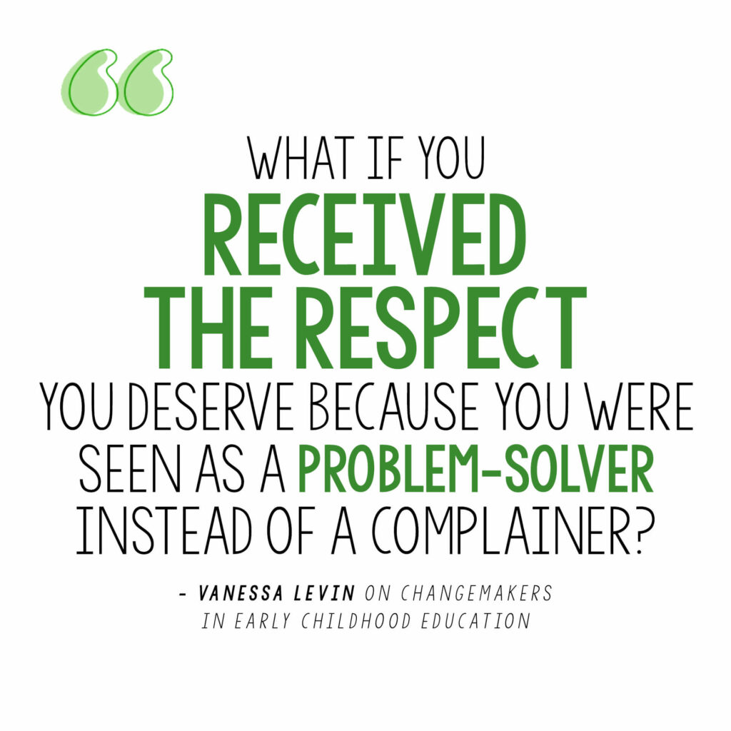 Vanessa Levin Quote on being a problem-solver instead of a complainer
