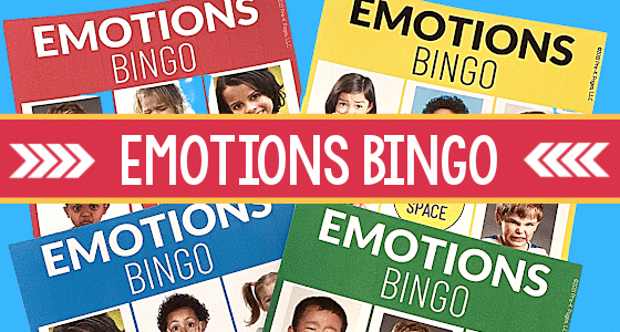 Emotions Bingo Game for Preschoolers