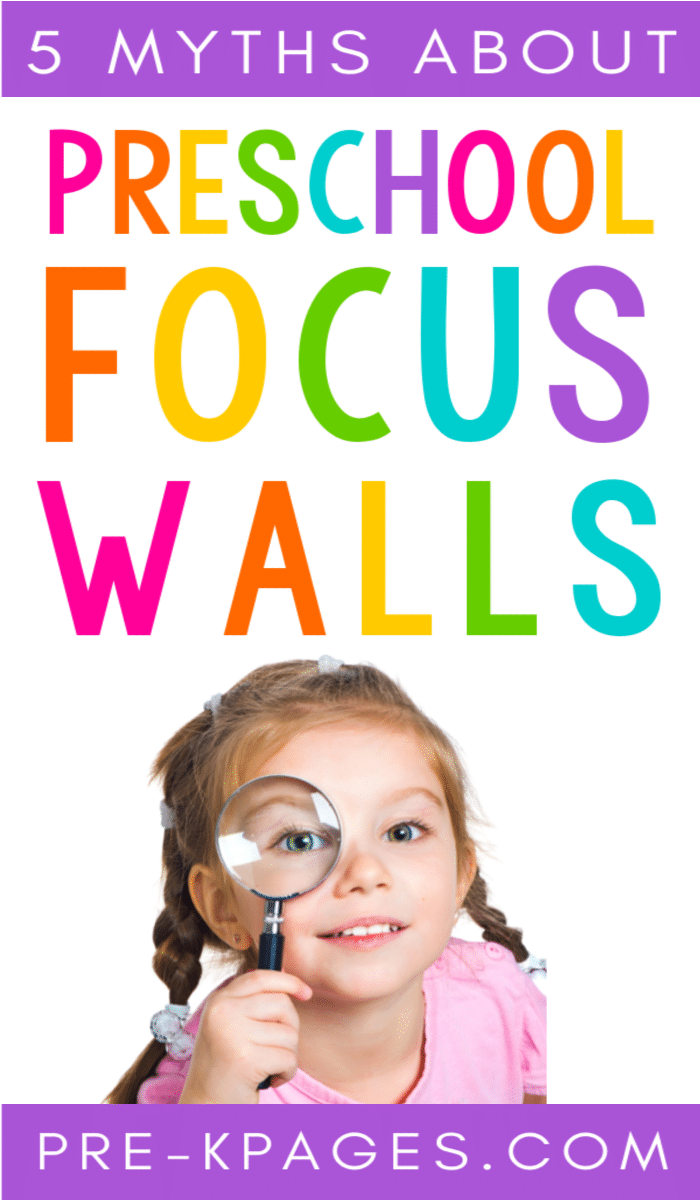 Preschool Focus Wall 