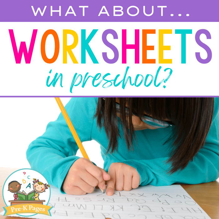 Worksheets for Preschoolers