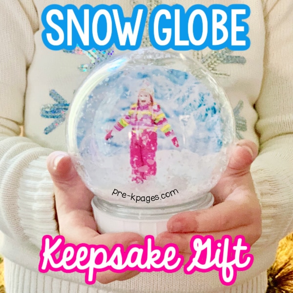 Homemade Photo Snow Globe