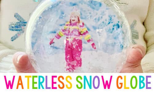 Homemade Photo Snow Globe with photo