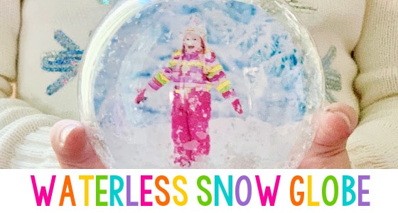 Homemade Photo Snow Globe with photo